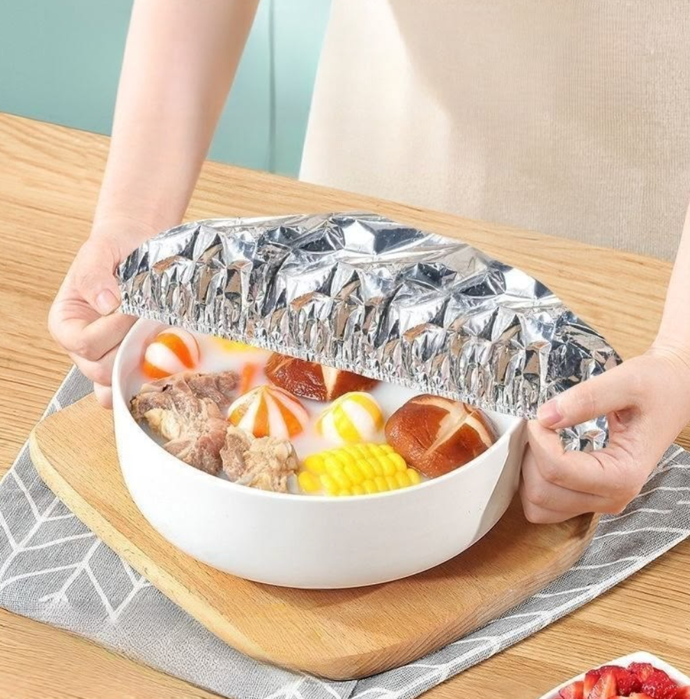 FreshLock™ Aluminum Foil Food Covers